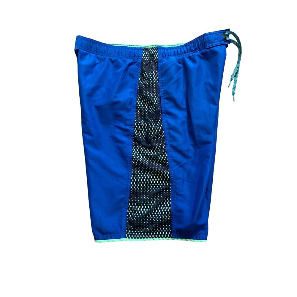 Nike Men's Blue Elastic Waist & Drawstring Swim Trunks | Size Large - Picture 4 of 11